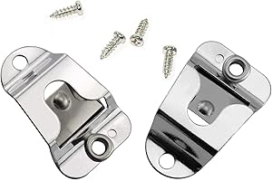 VILIA 2Pack Microphone Holders Mic CB Mic Hanger Clip Microphone Clip Hook with Screws for Motorola Kenwood Mobile Radio