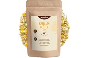 VOM-ACHTERHOF Fiori di Camomilla 1000g | interi e secchi | tè alla camomilla da fiori interi | 100% naturale | gusto leggermente amaro e delicato | senza additivi | vom Achterhof