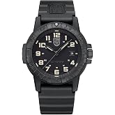 Luminox XS.0330 Plastik Kayışlı Erkek Analog Kuvars İzle, Siyah, Modern