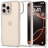 Spigen Apple iPhone 16 Pro Max ile Uyumlu ince Kılıf Ultra Hybrid Sararmaya Dayanıklı DuraClear&trade; Hava Kanalı Teknolojisi&trade; Ask