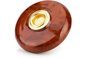 SUNGOOYUE Cello Rest, Rock Stop Cello Endpin Rest Stopper - Anti-Slip Anchor Pad with Hole for Spike Floor Protector(Brown)