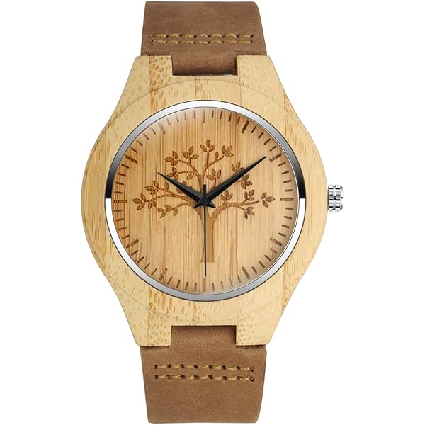 Handgemaakt Holzwerk Germany® Designer dameshorloge ecologisch natuur