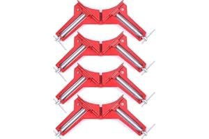 LTDOOIT Corner Clamps for Woodworking Set of 4, 90 Degree Right Angle Clamp for Wood Welding Jig Picture Photo Frame, Adjustable DIY Hand Carpenter Tool Miter Corner Clamp