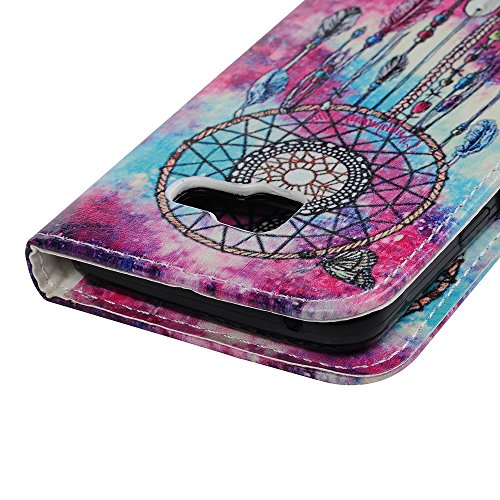 Hülle für Samsung Galaxy A5 2016 Hülle Badalink Schutzhülle Leder TPU Handyhülle Traumfänger Handytasche Wallet Case Ständer Magnet-Schloss Handyhülle Case Cover Flipcase+Mehrfunktional Touch Pen+Staubschutz - 5