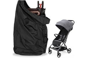 MKEAWWU Bolsa Carro Bebe, Bolsas de Transporte para Carritos de Bebe, Funda Carrito Bebe, Negro Bolsa de Viaje para Cochecito, Bolsa Transporte Silla Paseo,Bolsa Transporte para Silla Coche,Bolso de Viaje
