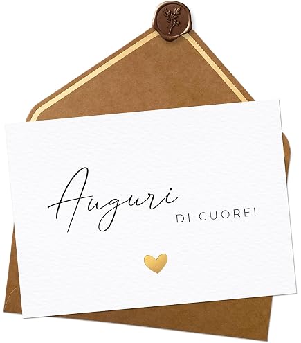 Edition Seidel Biglietto D'Auguri Matrimonio 'Just Married Gatti Cuore' | Quadrato 14,5 Cm Con Busta | Premium Offset Made In Germany