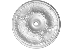 NEW STYLE LONDON Breezy Ceiling Rose Polystyrene Easy Fit Very Light Weight