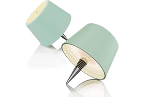 MU LIN lampara para botella sin cable, lámpara de mesa sin cable, lampara inalambrica;con 3 Colores y Brillo Regulable, Ideal para Dormitorio, Terraza, Cumpleaños