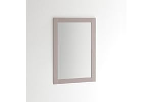 ARHome Specchiera Parete, Smart, 70 x 50, Cashmere, Specchio Parete Muro, Made in Italy