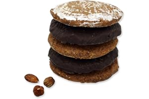 ‎FRAUNHOLZ ELISENLEBKUCHEN Lebkuchen - glutenfrei - original Nürnberger Elisen-Lebkuchen - Gemischt - ohne Mehl - handgefertigte Qualität - prämierte Meisterhändler-Manufaktur (Lebkuchen "Gemischt", 350 Gramm)