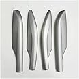 Car Roof Bars For NISSAN For X-TRAIL For X Trail For Rogue T32 2014-2021 Silver Roof Rack Luggage Rack Bar Rail End Cover Shell Cap Trim Roof Rails(A set)
