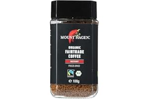 Mount Hagen Organic and Fairtrade Instant Freeze Dried Coffee 100 g (Pack of 1)