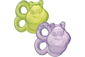 Playgro Teether Bees, Water filled, 2 Pack, From 3 Months, Multicoloured, 40200