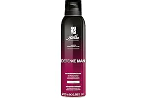 Bionike Defence Man - Safe Shave, Schiuma da Barba Anti-irritazione, Azione Idratante e Emolliente, Contrasta Rossori e Tagli, Protegge e Lenisce la Pelle