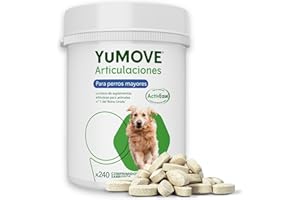 YuMOVE Condroprotector Articulaciones para Perros Mayores 9+ Años, 240 Comprimidos, Apoya la Movilidad y Refuerza Las Articulaciones con Glucosamina, Condroitina y Ácido Hialurónico