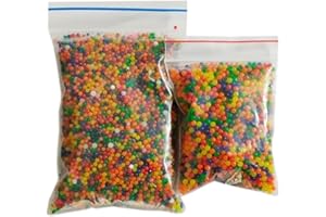 MAAK Water Beads Balls, 50,000 Pcs Includes 5000pcs Large Colorful Gel Soil Mud Bead Jelly Balls Colorful Water Crystal Beads, Gel Soil Water for Decor Home Plants, Party Craft and Decoration