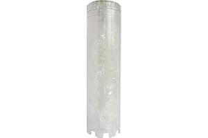 AQUAWATER Cartuccia polifosfati inibitore della scala di cristallo - formato standard 10 "- lunghezza 12m