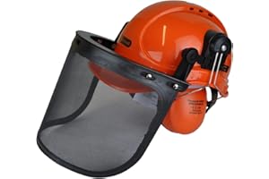 RocwooD Chainsaw/Brushcutter Safety Helmet c/w Chin Strap Pro