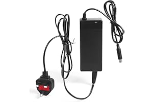 SUNDELY Electric Scooter Battery Charger 42V 2A Replacement for Xiaomi Mi 1S M365 Pro 2 Aovo Pro M365 Segway Ninebot D18E ES2 KickScooter Max G30 Pure Air Pro Bird E-scooter Skateboard (8mm 1-pin)