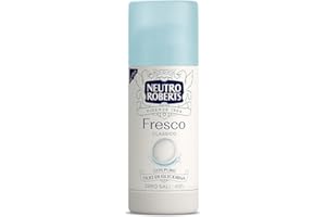 Neutro Roberts, Deodorant Stick Fresco, Zero Aluminiumsalze, keine Flecken, mit reinem Glycerinöl, Deodorant für Damen und Herren, dermatologisch getestet, Format 40 ml, 48h