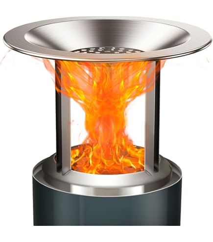 Wärmeabweiser Für Soloofen - 49,5 Cm Edelstahl - Mit Abnehmbaren Beinen & Fix-Reifen