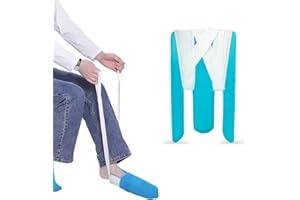 VFFNFF Ayuda para Poner Calcetines, Calzador de Calcetines, Ayudante para Calcetines, No es necesario agacharse, ideal para ancianos, discapacitados, minusválidos, mujeres embarazadas
