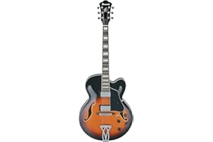Ibanez AF75BS Chitarra elettrica acustica piena cava, finitura marrone Sunburst