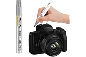 PARTS4EV Semi-Matte Black Lackstift – Kompatibel mit Kameragehäusen aus Metall, Reparaturstift zur schnellen Ausbesserung von Gehäusekratzern an Spiegelreflex- & Systemkameras, inkl. Ersatzspitze