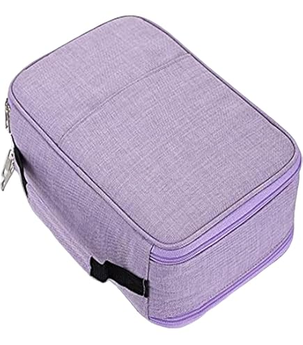 Trousse à Crayons Sumnacon 300 Compartiments - Sac De Rangement Pour École Et Bureau (Violet Rose)
