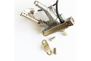 GRILLJOB 3 Stück 30° BBQ Grill Gasventil mit Wurfventil, Ventilschaft OD 5/16 Zoll, Öffnungsgröße: 1,05 mm für LP Gas, passend für 5/8 Zoll Krümmerrohr