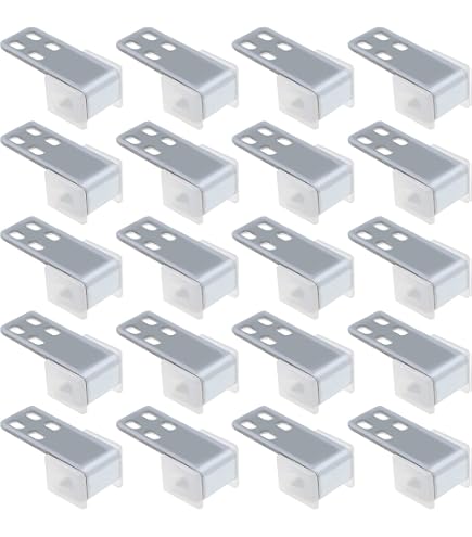 50 Clips à Ressort Zig Zag 5 Trous - Fixation Solide Pour Canapés, Fauteuils Et Meubles Rembourrés - Métal Argenté Robuste