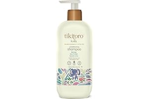 Tikitoro Kids Conditioning Shampoo 100% Vegan with Moringa, Rice Protein, Sacred Lotus Extract, No Parabens & Sulphates (Age:
