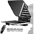 Desview T3 Teleprompter for Tablet Smartphone iPad up to 11 inch, 70/30 Beam Splitter Glass, Teleprompters with Remote Control for DSLR Camera Wide Angle Lens Video Recording
