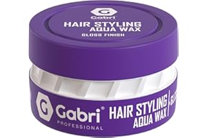 G GABRI Gabri Gloss Finish Hair Styling Wax 150 ml - Edge Control, Máximo Control y Larga Duración - El Cabello Para Hombres y Mujeres
