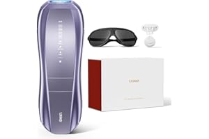 Ulike Air 10 IPL Hair Removal Device Up to 2 Years of Hair-Free Skin, Smart Skin Sensor, Virtually Pain-Free Ice Cooling & USHR Mode* for Salon-Quality Full Body Treatment (Violet Purple)