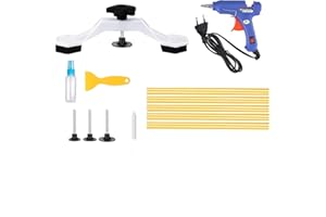 Outils Débosselage Carrosserie,Kit de Réparation de Dent de Carrosserie avec Bâtons de Colle et Pistolet à Colle pour Réparer Bosses Carrosseries et Portes Voiture Ainsi Bosses Réfrigérateur