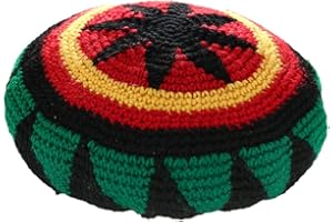 HUNTERBEE Lana Knit Rasta Hat Reggae Giamaicano cap Cappello Jamaicano Colorato Visiera Beanie Hat Crochet Baggy cap Cappelli Hip Hop Uomo