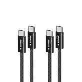 Anker Zolo 240W USB C Cable Fast Charging, [1m] PD 3.1, USB C to Type C | Ultra-thin 1/4" 2 Packs USB Type C Connector for iP
