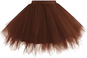 Hanpceirs Damen 1950er Vintage T¨¹ll Petticoat Rock Ballett Bubble Tutu