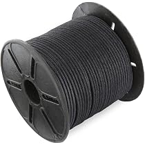 Cordon En Coton Ciré Rond Noir 1,5 Mm – Rouleau De 100 M Pour Créations Bijoux & Bricolage