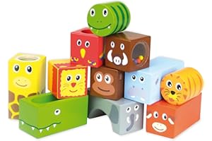 Vilac 2101 Savanna klocki muzyczne, wielokolorowe