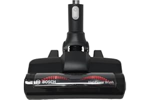 NaschLager Elektrobürste 17002491 HighPower Brush AllFloor Bodendüse kompatibel mit Bosch Unlimited Serie 8 Gen2 ProPower 18V 30W Teppichdüse motorisierte Bürstenwalze Klickverbindung schwarz