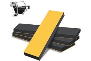 Cozary 4 Pezzi Paracolpi Garage, Protezione da Muro per Pareti di Garage 30cmx10cmx2cm, Adesivi Gommapiuma e Ammortizzanti Protettiva per Paraspigoli Muro, per Garage, Parcheggi Degli Hotel