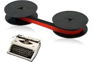 CYLOCRYA Original Farbband für DIN 2103-53mm Durchmesser - Schwarz/Rot - Hochwertiges Farbband für klare und präzise Druckergebnisse