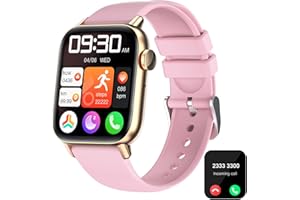 GT HITGX Smart watches for women (Answer/Make Calls), 1.85" Fitness Tracker, Fitness Watch Blood Oxygen/Heart Rate Monitor/Sleep Monitor, Step Counter for iPhone & Android