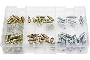 GENERIC 60Pcs Assorted Box of Bleed screws Metric Imperial Brake Nipple Calliper Nipples