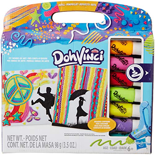 PLAY-DOH DohVinci My Works of Art Refill Set - Free Draw