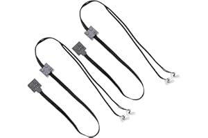 EMSea 2 x kabel połączeniowy LED, funkcja Power z klocków, zabawka, zestaw oświetlenia, kompatybilny z pojazdami holowniczymi Lego 8870, 50 cm