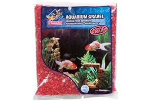KARLIE FLAMINGO 400434 Gravier neon rouge 1 kg pour aquarium