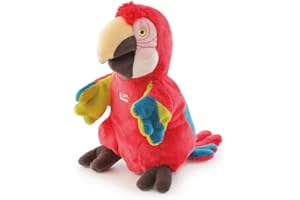 Marionnette Perroquet Trudi | Marionnettes et marionnettes en Peluche pour Le théâtre Trudi. Jeu pour Les Enfants. Racontez et créez des Histoires. | 15x24x15cm S | Puppets | modèle 29930